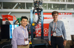 The Northeastern team that won the MassRobotics Form & Function Challenge.